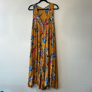 Cropped Wide Leg Floral Jumpsuit